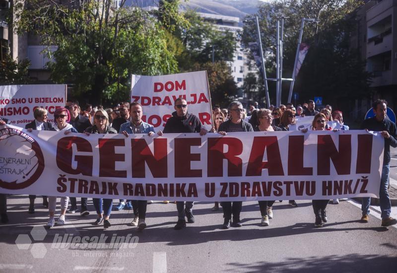 Nakon sastanka u Vladi HNŽ: Nastavlja se generalni štrajk medicinskih radnika
